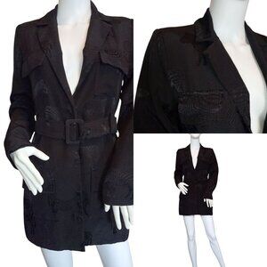 NWOT 》🖤 LIONESS Steinway Zebra Embroidered Blazer Minidress